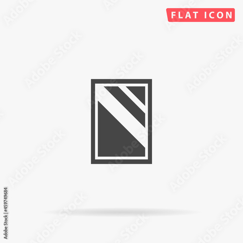 Mirror flat vector icon Free Download Mirror flat vector icon - GFXLoad