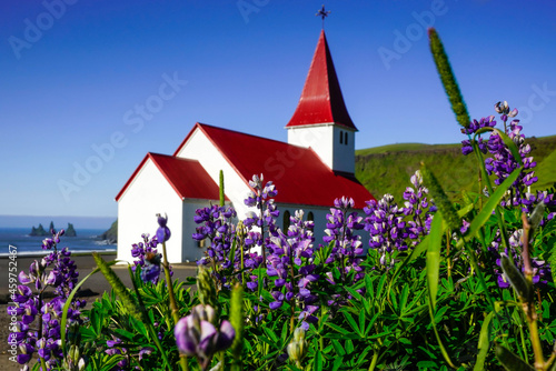 Vik Myrdal Church - Iceland © Bernie Duhamel