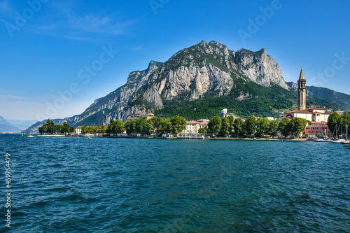 Lecco town on Lake Como, Italy