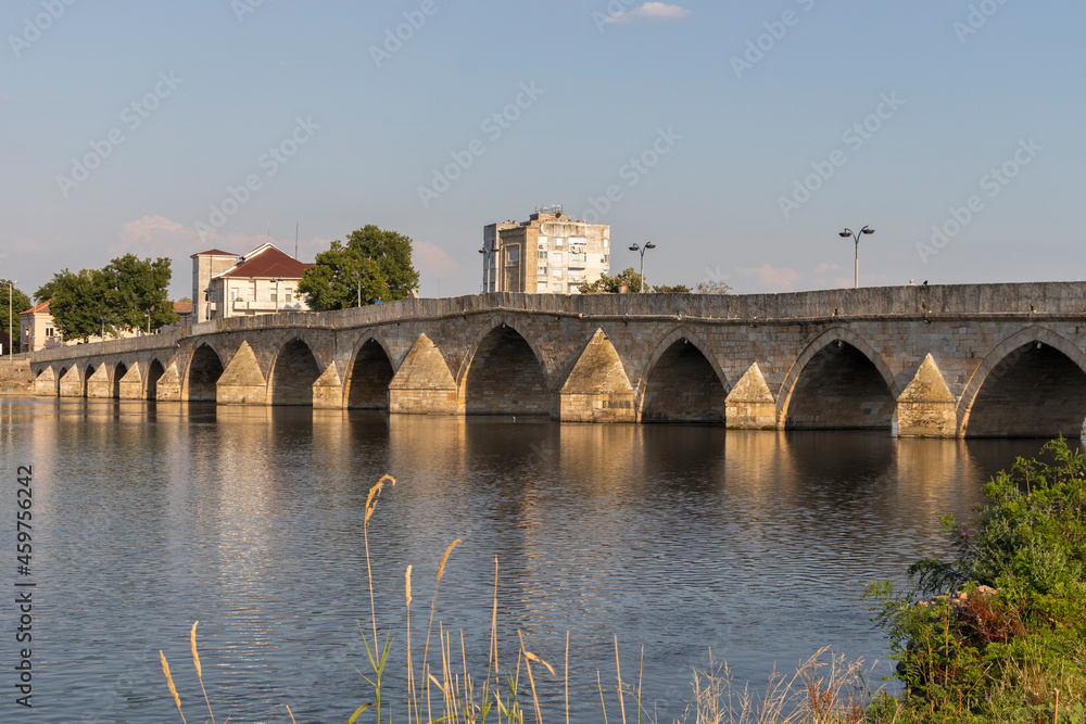 Mustafa Pasha Bridge over Maritsa river in Svilengrad,  Bulgaria