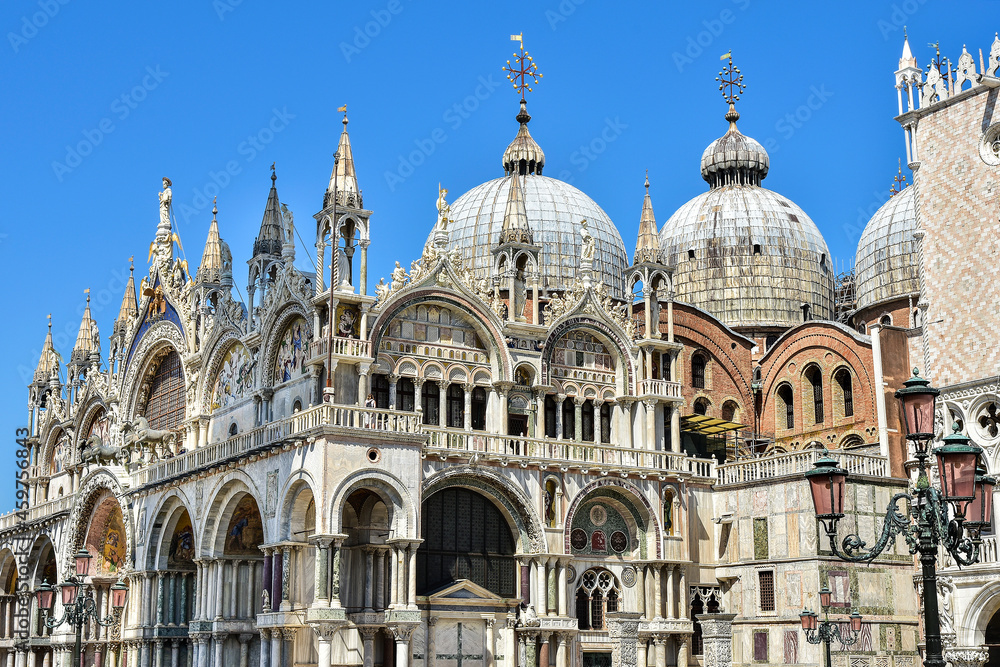 Beautiful St. Mark's (Basilica di San Marco) in Venice, Italy 