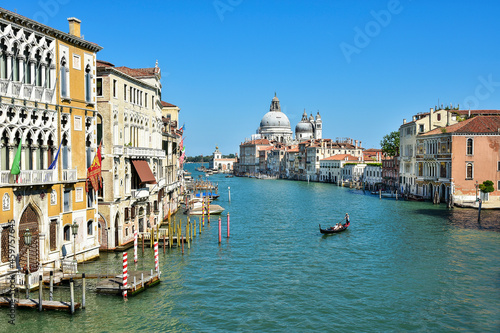 beautiful panoramic view of Venice  Italy