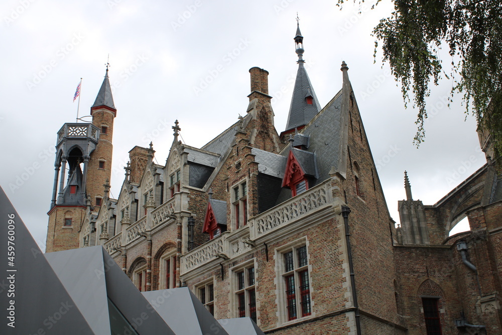 Obraz premium Beautiful Brugge on a sunny day