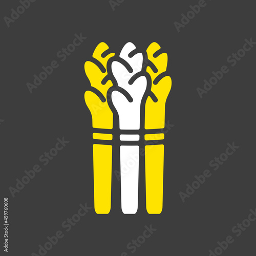 Asparagus vector icon. Vegetable symbol