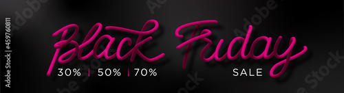 Black Friday Sale purpule text