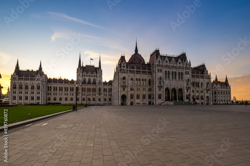 The Hungarian Parliament Building in Budapest