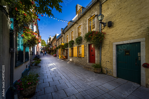 rue du petit Champlain, in old Quebec under the Chateau Frontenac photo
