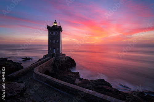 Colorful sunset at Kermorvan Lighthouse in Brittany, France
A really stunning colorful sunset at this beautiful old lighthouse.