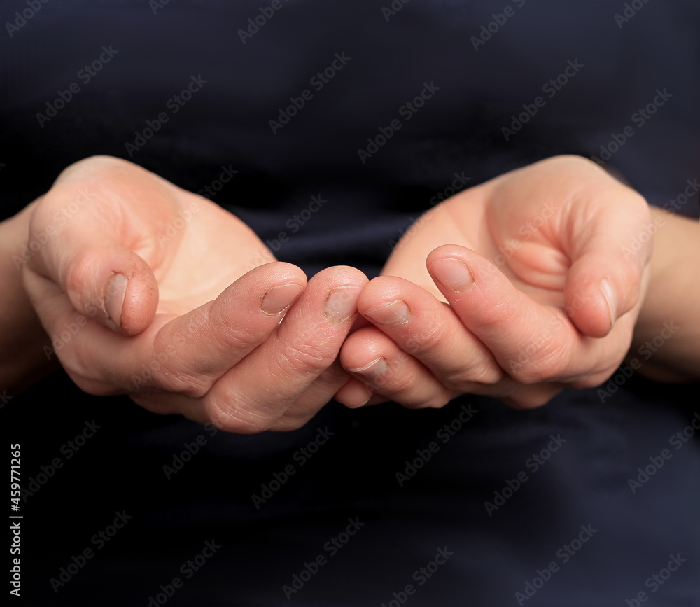hands praying together on black background stock photo hands praying together on black background stock photo