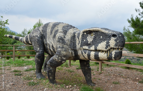 dinosaur in the grass