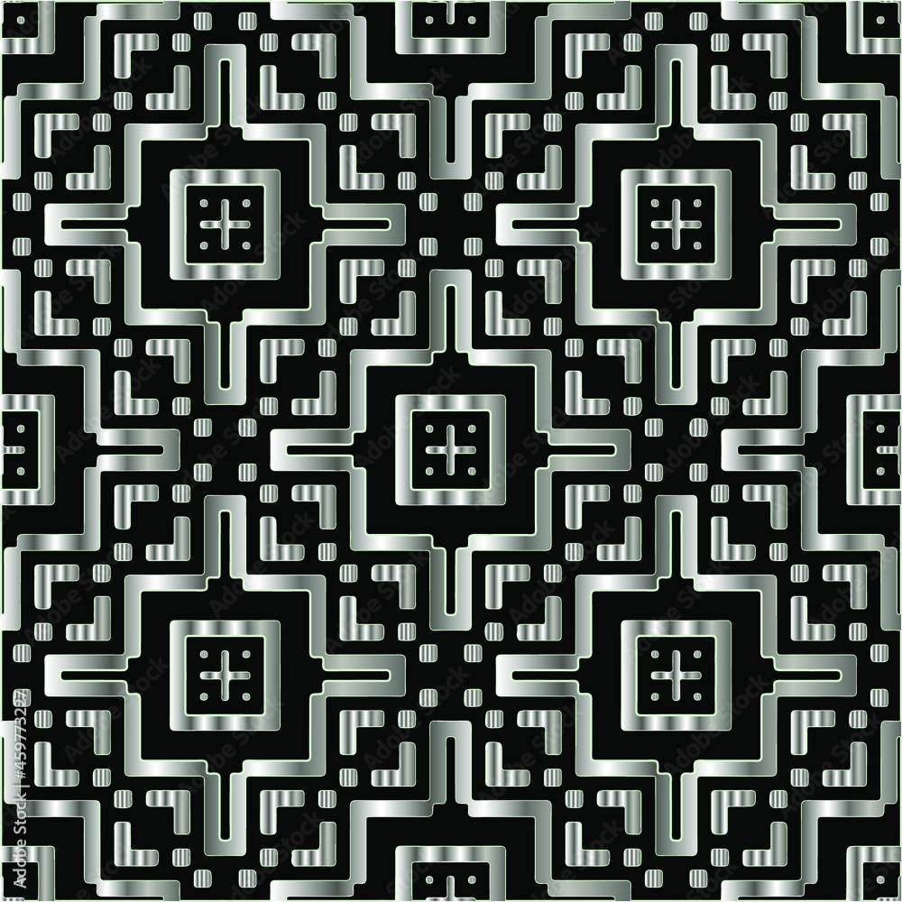 Vector pattern with symmetrical elements . Repeating geometric tiles from striped elements.Monochrome stylish texture.Black and
white patterns for wallpapers and backgrounds. Vector pattern with symmetrical elements . Repeating geometric tiles from striped elements.Monochrome stylish texture.Black and
white patterns for wallpapers and backgrounds.