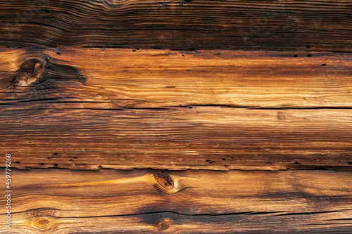 Wallpaper Mural Brown wood plank texture background Torontodigital.ca