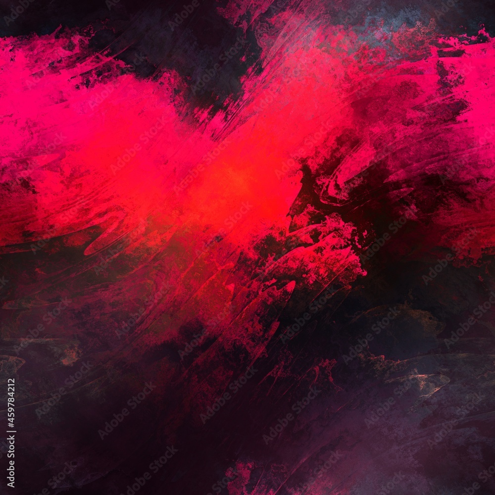Obraz premium Seamless black and red paint texture background