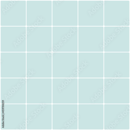 Vector. Simple wall ceramic tiles. Backgrounds for architecture. Tiled floor in light blue pastel color. Mosaic, tiled floors in the bathroom, toilet, pool.