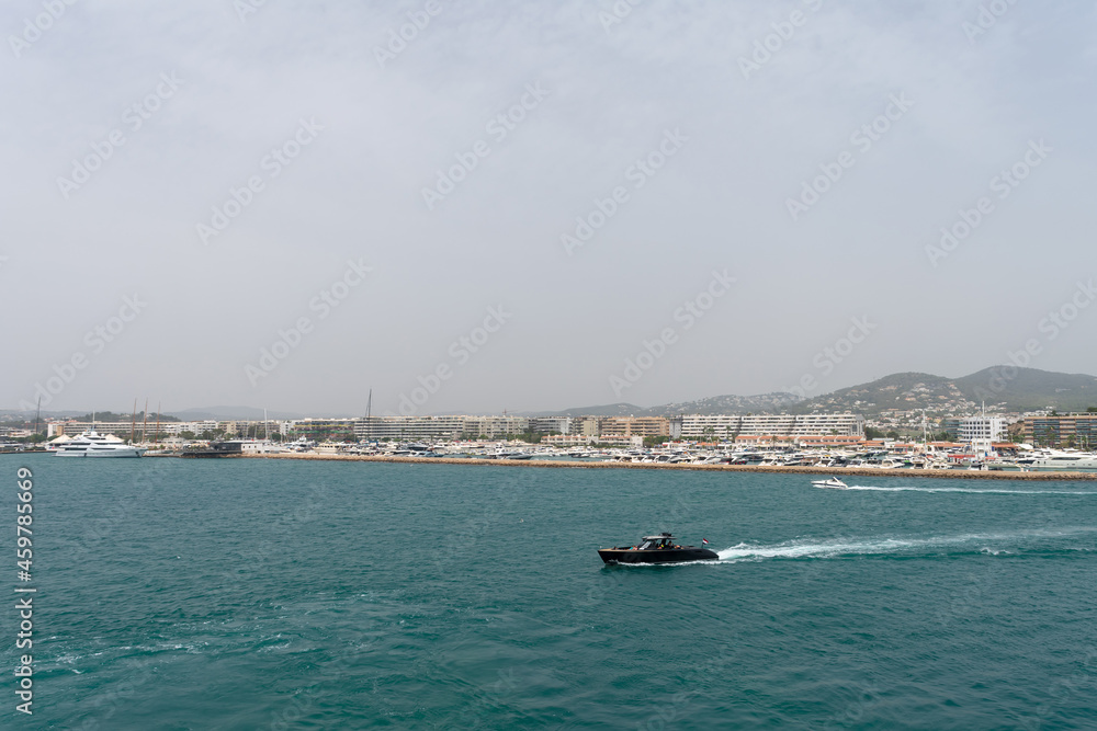 Port of Ibiza. Balearics. Spain. Europe. July 12, 2021
