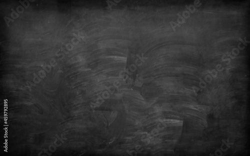school background, blackboard with remnants of erased chalk