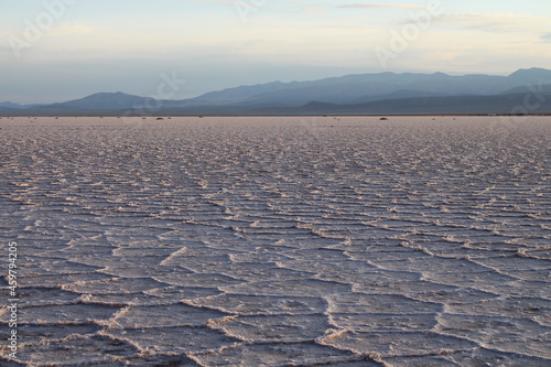 sunrise in the northwestern Argentinian salt flat