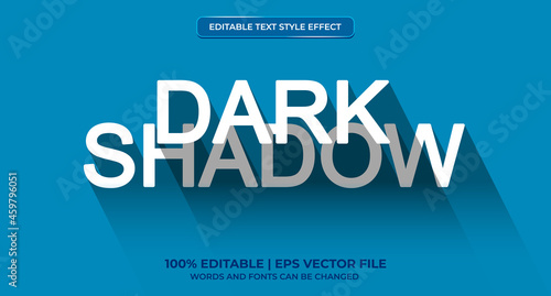 Dark Shadow - Editable Text Effect, Font Style Graphic Illustration