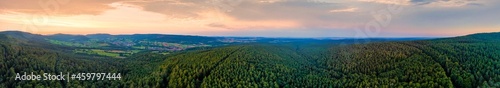 Luftaufnahme, Rhön, Drohne, Sandberg, Bischofsheim in der Rhön, Franken, Unterfranken, Bayern, Deutschland