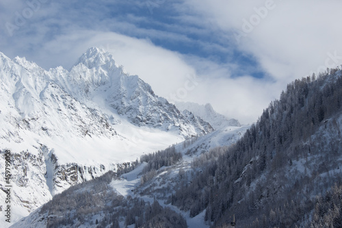 snow covered mountains © Leandro