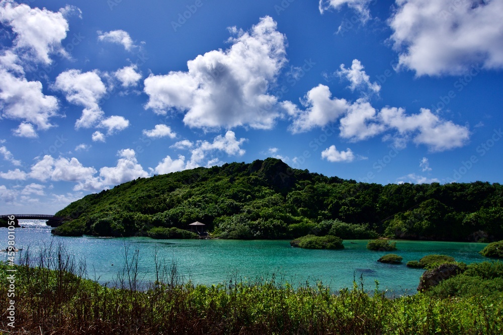 沖縄県宮古島　インギャー海岸の風景