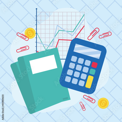 book and calculator