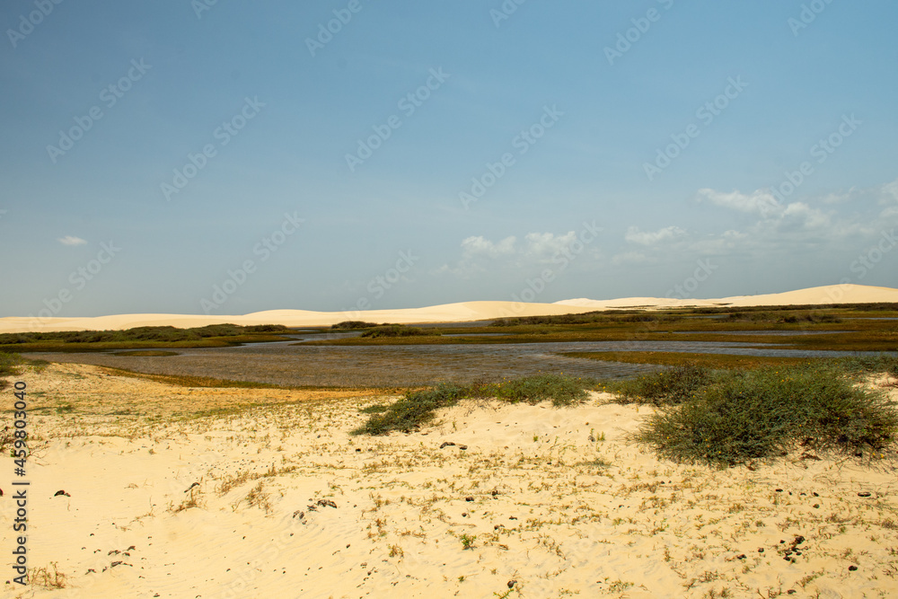 dunes in the city of tutoia, maranhão