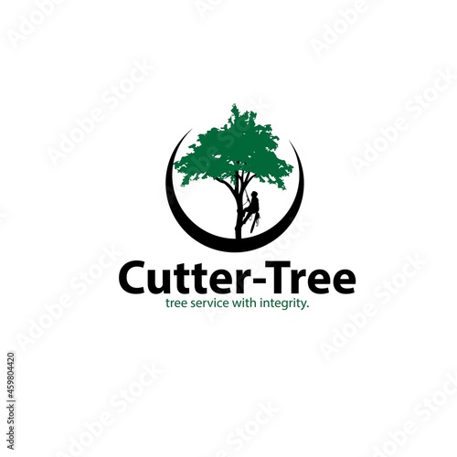 cutter tree logo designs for business service logo designs