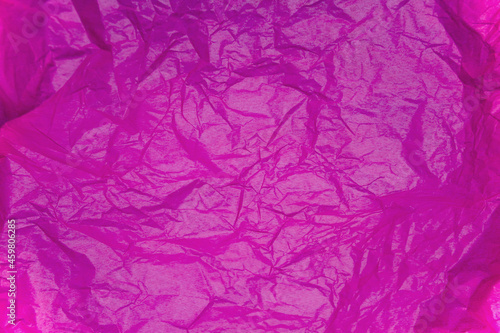purple paper tissue background texture. wrinkled tissue paper texture, close up