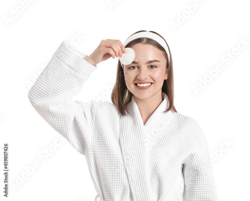 Beautiful young woman with ...