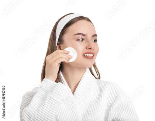 Beautiful young woman with ...