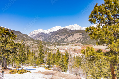 Winter in Rocky Mountain National Park in Colorado