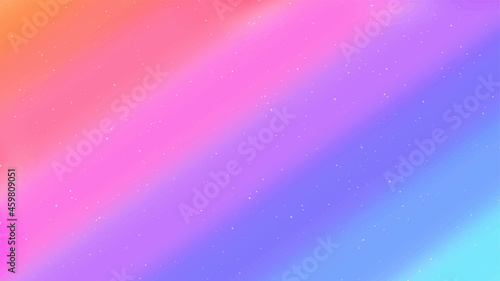 Abstract painting background. Watercolor rainbow. Light Pink, Blue vector cover with astronomical stars. Shining colored illustration with bright astronomical stars. Template for cosmic backgrounds.