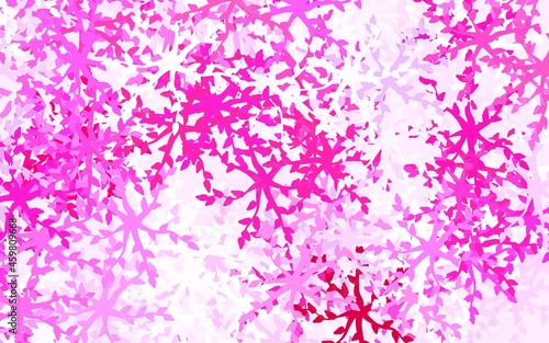 Light Purple, Pink vector pattern with random forms. © smaria2015