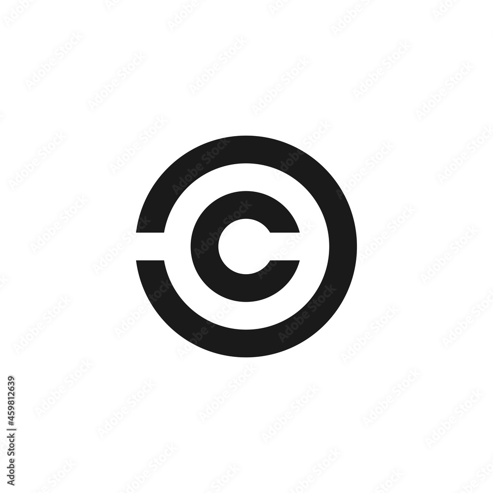 Creative logo design initials CC Creative logo design initials CC