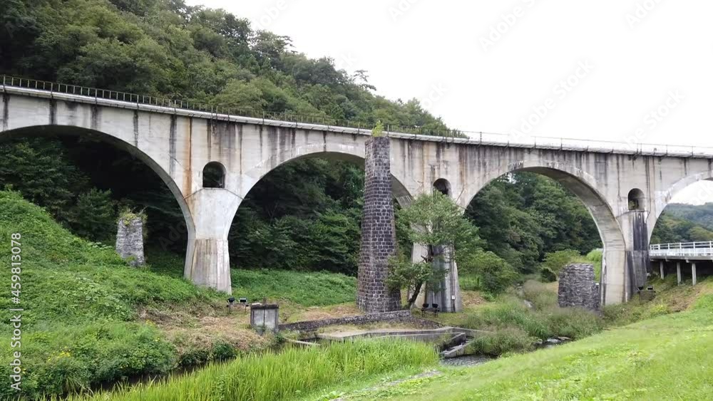 産業遺産にも選定されている鉄道アーチ橋 産業遺産にも選定されている鉄道アーチ橋