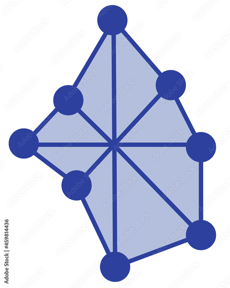 Vector illustration of a flat design radar chart template in blue color. editable colors. 4000 x 5000 pixels perfect. Vector illustration of a flat design radar chart template in blue color. editable colors. 4000 x 5000 pixels perfect.