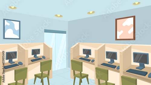 Online Test Room  - Interior Scenes