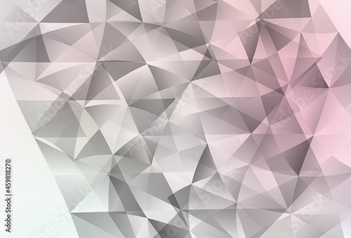 Light Pink, Yellow vector pattern with polygonal style.
