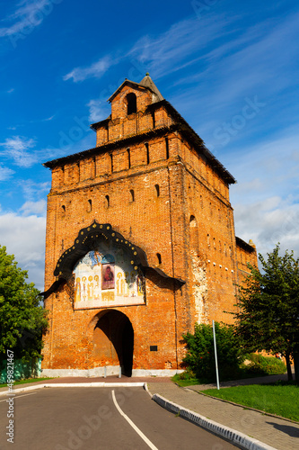 Photography External view of ancient construction in Kolomna - Pyatnitskiye Vorota