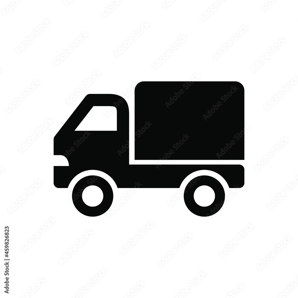 Truck icon vector graphic