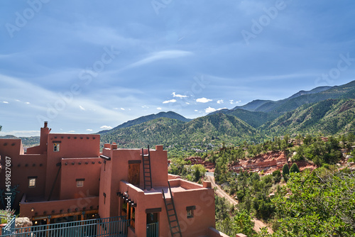 Scenic view of Manitou Cliff Dwelling; Native American Ruins cultural site; Colorado Springs photo