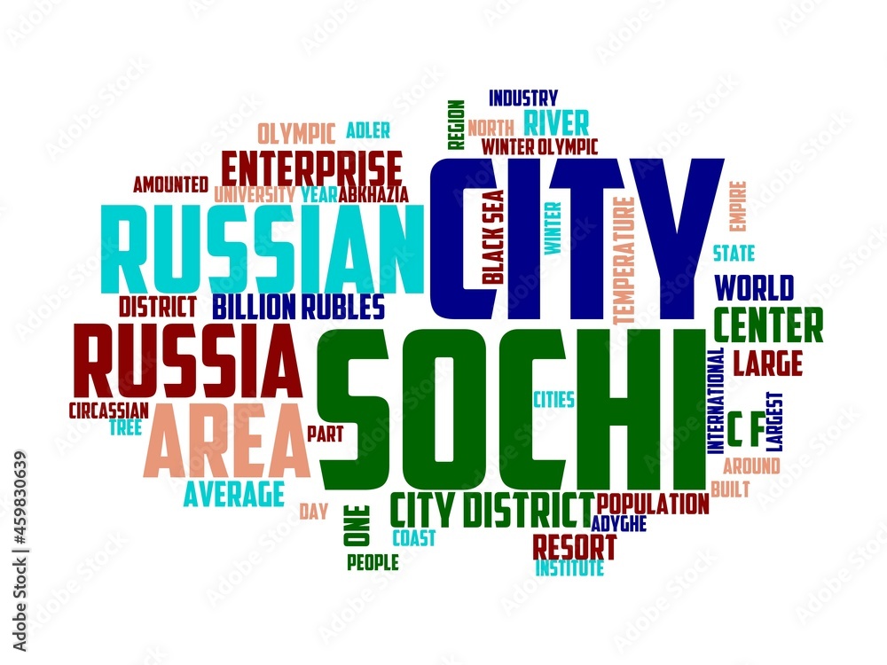 sochi wordcloud concept, wordart, sochi wordcloud concept, wordart,