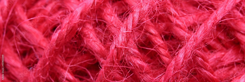 Fototapeta premium red ball of wool background 