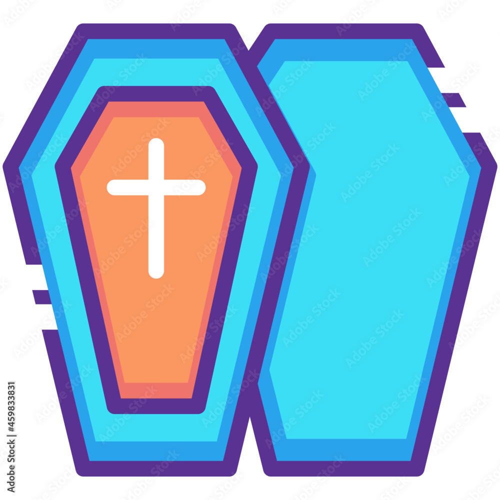 Obraz premium Coffin Icon