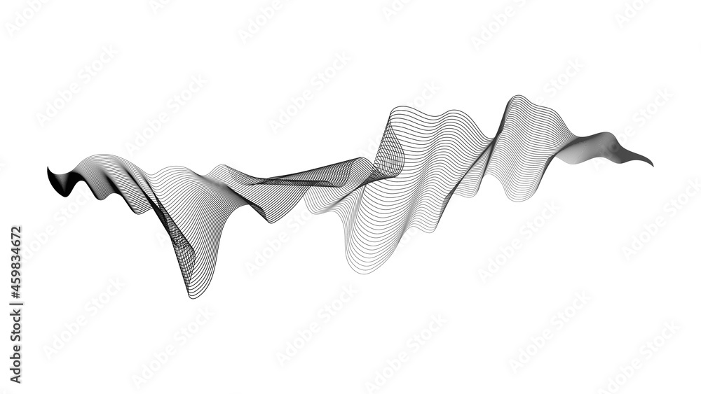 Abstract backdrop with wave gradient lines Abstract backdrop with wave gradient lines