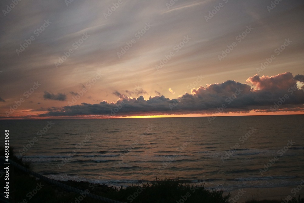 Naklejka premium Solnedgang Sonnenuntergang