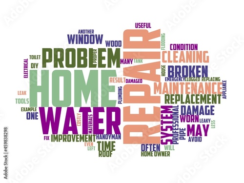 home repair wordcloud concept, wordart, repair,house,home,renovation