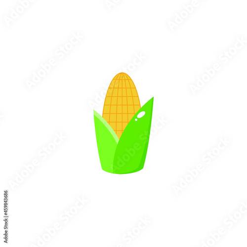 vector illustration of a corn