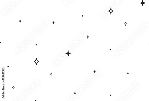 Abstract Background Seamless Pattern Dot And Stars